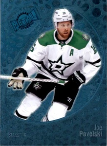 SkyBox Metal Universe Blue Spectrum FX 2022-23 Joe Pavelski Dallas Stars #33 - Imagen 1 de 2