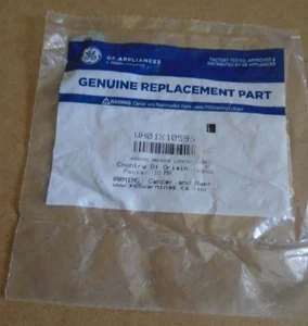 Clip de bloqueo de centro de lavandería apilado GE #WH01X10595 genuino OEM NUEVO - Imagen 1 de 6