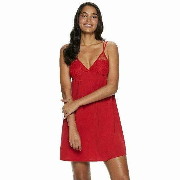 Nuevo con etiquetas Vestido Camisón Flora Nikrooz Corte Encaje Tirantes Tejido Chemise M Foto 1 de 1