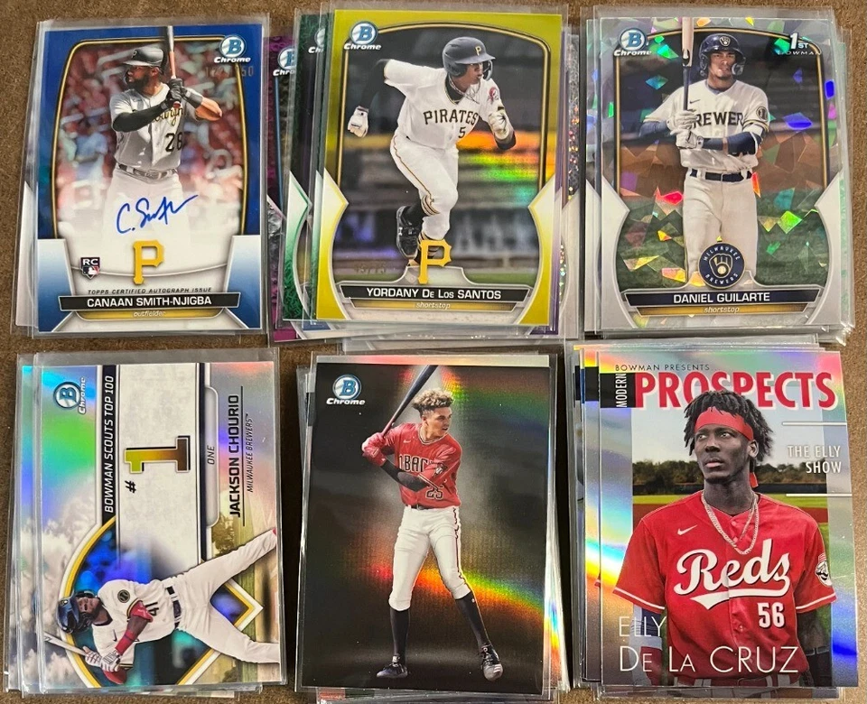 2023 Bowman Autos, Parallels, Color & Inserts - You Pick - Spotlight, Top 100 ++ - Image 1 of 1