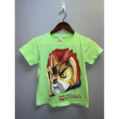 Youth Lego Shirt Legends Of Chima Green Graphic Kid's Child Medium - Image 1 of 4