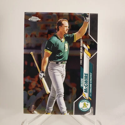 2020 Topps Chrome Update Mark McGwire Home Run Derby #U-95 Oakland Athletics - Image 1 of 2