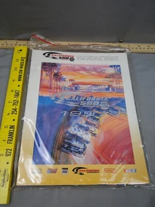 Vintage 1997 California 500 NASCAR NAPA Souvenir Programm komplett mit Poster - Bild 1 von 8