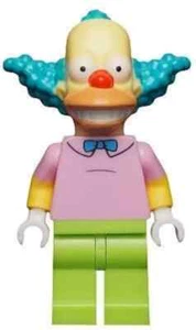 Lego Krusty el Payaso Los Simpson Minifigura Figura - Imagen 1 de 1