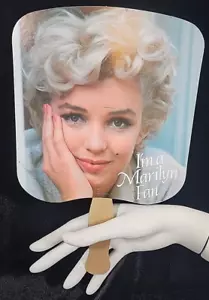 I'm a Marylin (Monroe) Paper Hand Fan The American Postcard Co. 1984 20th Ce Fox - Picture 1 of 5