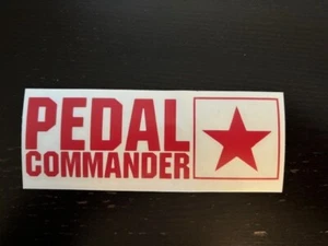 PEDAL RED CMDR CUSTOM Sport Decal Sticker Set Outdoor life - Picture 1 of 1
