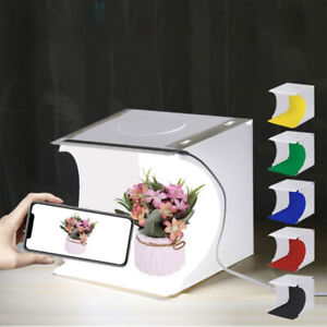 LED Lightbox Light box Mini Photo Studio Box Light Tent Box Kit 6 Color Backd=y=