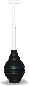 Beehivemax Heavy Duty Toilet Plunger - Seals All Bowl Shapes – Powerful Clog Rem - Picture 1 of 12