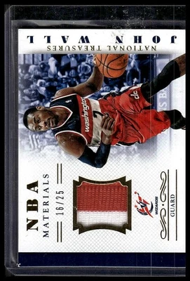 2013-14 Panini полностью сертифицированный/25 / John стены игры б/у нашивка / 16/25 - Изображение 1 из 2