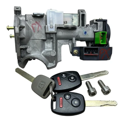 Interruptor de encendido Honda Pilot 2005-2008 con 3 llaves e inmovilizador *PERNOS NUEVOS* OEM Foto 1 de 4