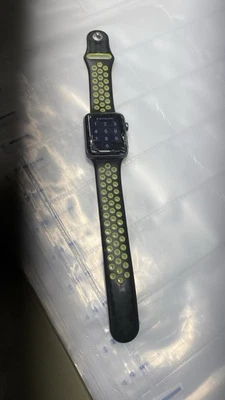 Apple Watch Series 3 Nike+ 42mm Space Gray Aluminium Case As-is See Pics - Image 1 of 4