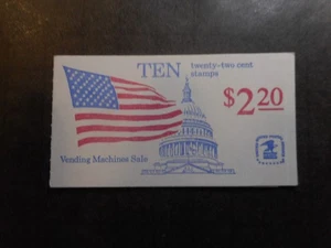 Scott 2116, 22 cent, Flag over Capitol, Booklet - Picture 1 of 1