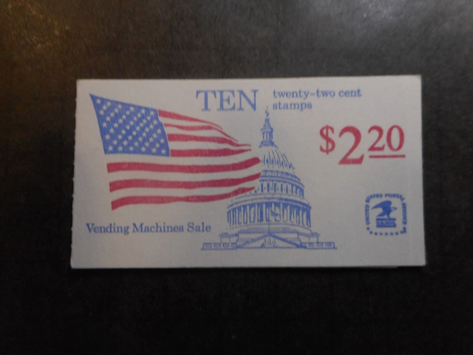 Scott 2116, 22 cent, Flag over Capitol, Booklet - Image 1 of 1