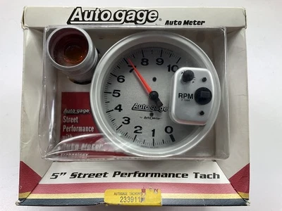 Medidor automático 233911 5" pedestal montaje tacómetro calibre 0-10.000 rpm, luz de cambio Foto 1 de 4