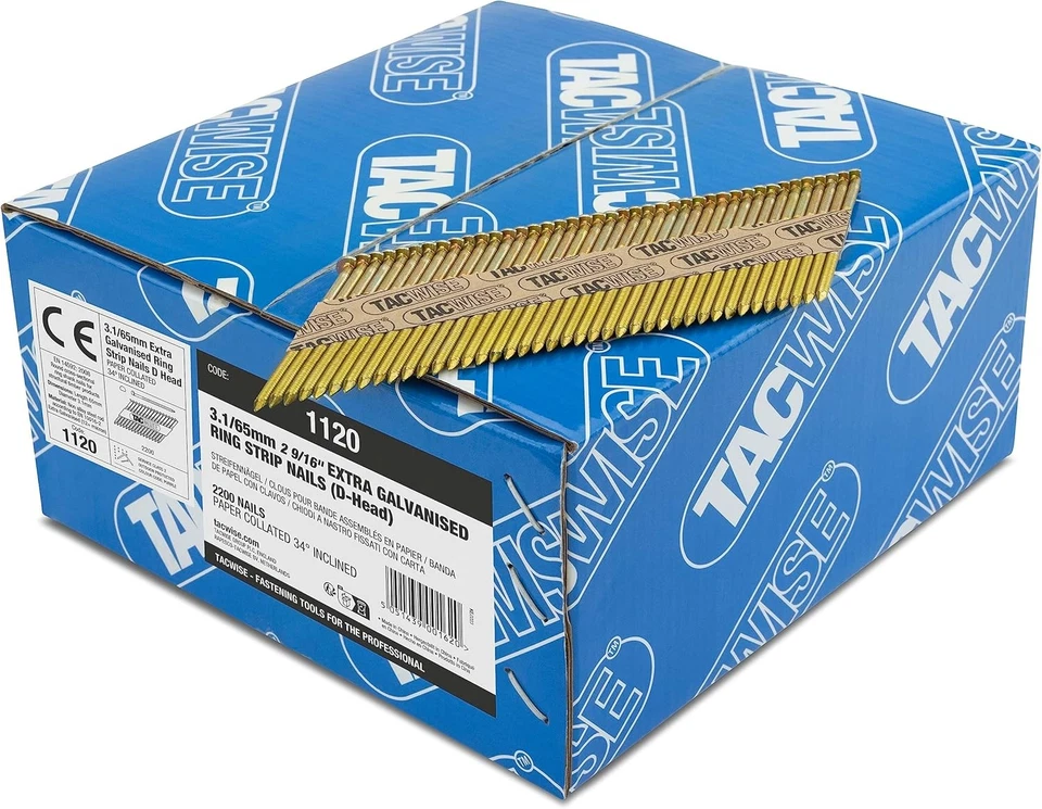 TACWISE Streifennägel 3.1/65 mm extra verzinkt 2.200 Stück