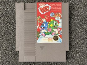 Bubble Bobble NES Nintendo Authentic Cartridge Collector Owned Plastic Protector