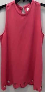 Pink Top Sleeveless By MudPie, Sz M - Picture 1 of 7