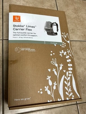 Portabebés Stokke Limas Flex en gris melange Foto 1 de 2