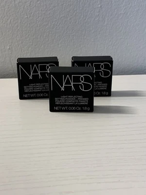 (3) NARS Light Reflecting Setting Powder Translucent Crystal .06 oz Travel New - Image 1 of 4
