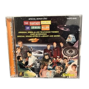 THE FANTASY WORLDS OF IRWIN ALLEN Bonus Disc RARE OOP CD Lost In Space - Picture 1 of 9
