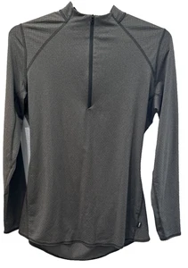 Camisa Pullover REI Cooperativa Gris Manga Larga Cuarto Cremallera Capa Base Para Mujer M - Imagen 1 de 12