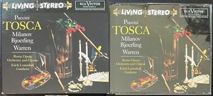 Puccini Tosca Milanov RCA Living Stereo 2 CDs Booklet Slipcase NM- - Imagen 1 de 3