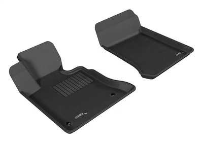 All Weather Floor Mat Set For 10-12 Mercedes-Benz GLK350 Black Front Kagu - Image 1 of 4
