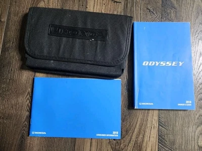 Honda Odyssey 2018 conjunto de guías manuales para propietarios OEM con estuche  Foto 1 de 2