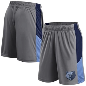 Men's Fanatics  Gray Memphis Grizzlies Practice Performance Shorts - Picture 1 of 3