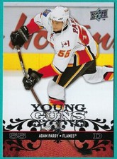 2008/09 Upper Deck Young Guns card# 203 of Adam Pardy