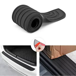 1PCS Car Rear Bumper Sill/Protector Plate Rubber Cover Guard Pad Moulding Trims - Picture 1 of 9