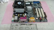 Aopen MX46 Socket 478 Motherboard Ram CPU Heatsink Fan I/O Panel 24 NEW CAPS