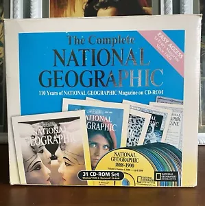 National Geographic Magazine• 110 Years on 31 CD-ROM Set•Some Inserts•Historic - Picture 1 of 24