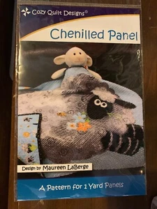 EDREDÓN DE PANEL DE TELA CHENILLADA PATRÓN DE COSTURA para paneles de 1 yarda - Imagen 1 de 2