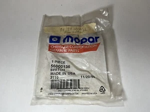 NOS Genuine OEM Mopar 56000136 Dome Lamp Switch Jeep Cherokee CJ Comanche MJ - Picture 1 of 6
