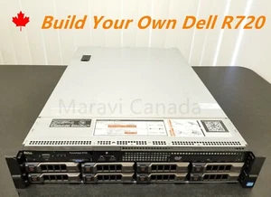 Dell R720 Server 8x3.5" Bay 2x E5-2650 V2 CPU 128GB RAM 8x3TB HDD H710 Raid Rail - Bild 1 von 3