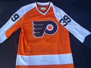 Philadelphia Flyers Vintage Fanatics Matvei Michkov #39  Orange Jersey Size S - Picture 1 of 3