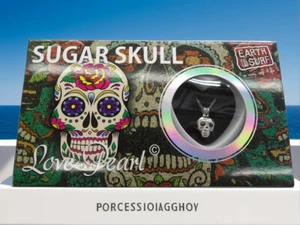 Sugar Skull Pearl Necklace Wish Love Pearl Kit Gift Box 16" - Picture 1 of 6