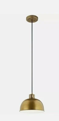 Lámpara Colgante Kichler Zailey 12" en Latón Natural 52152 NBR Foto 1 de 4