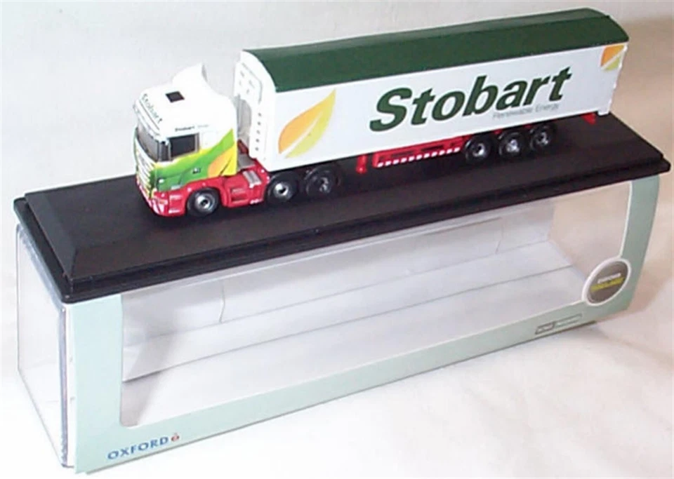 Oxford Diecast N Gauge Scania Highline Walking Floor Stobart Biomass NSHL02WF - Image 1 of 1