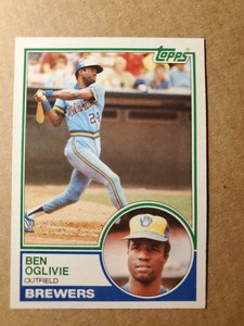 1983 Topps MLB Ben Oglivie #750