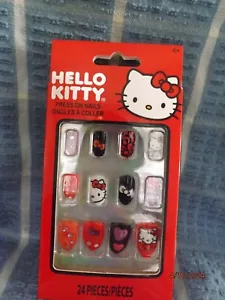 Hello Kitty Press On Nails--24 Pieces-NIB - Picture 1 of 1