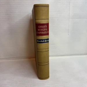 Antikes Rechtsbuch Roger Cooley's Municipal Corporations Hornbook Serie 1914 HB - Bild 1 von 19