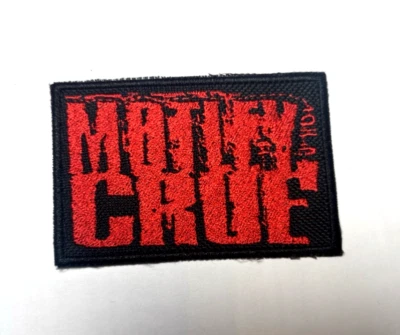 Motley Crue iron on Patch | Motley Crue Embroidered  Logo - Image 1 of 2