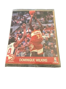 RARE Dominique Wilkins UNOPENED 8x10 Card With Stats Atlanta Hawks Ex - Picture 1 of 1
