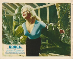 TARJETA DE LOBBY BRITÁNICA ORIGINAL KONGA F.O.H. John Lemont 1961 - Imagen 1 de 1