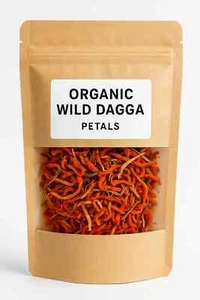 Pétalos Dagga silvestres orgánicos 100 % puros Leonotis Leonurus silvestres elaborados, hierba calmante - Imagen 1 de 3