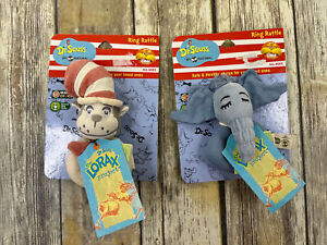 Dr Seuss The Lorax Project Ring Rattle Lot Of 2 New Baby Toy Baby Rattle