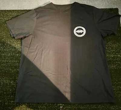 ASICS Logo Pocket Mens Short Sleeves Crew Neck Standard FIt T-shirt 2X Green - Image 1 of 4