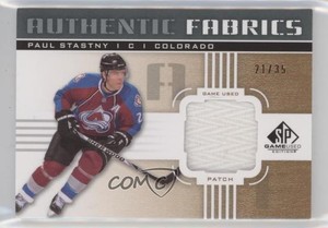 2011-12 SP Game Used Edition Authentic Fabrics /35 Paul Stastny #AF-PA Patch